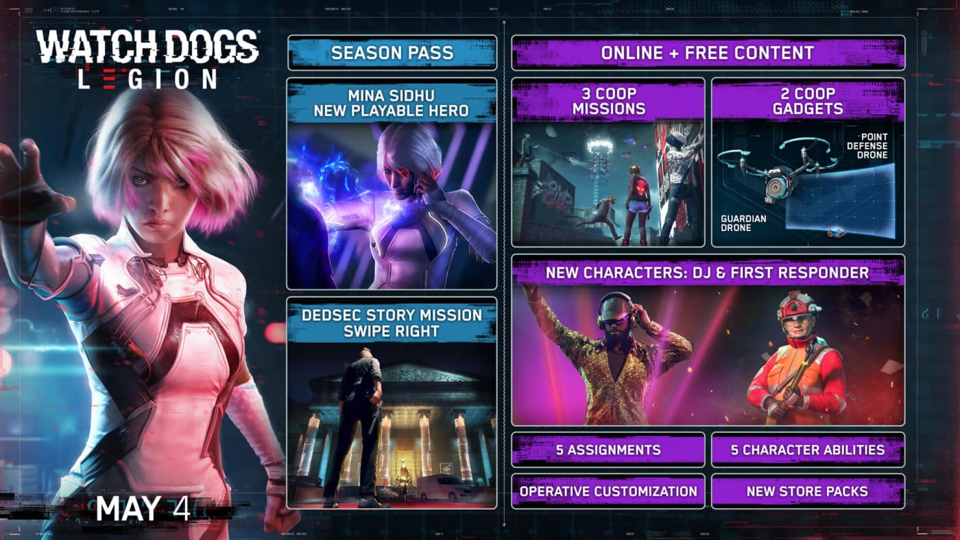 Watch Dogs Legion Update 1.16 May 4 Released for Update 4 MP1st
