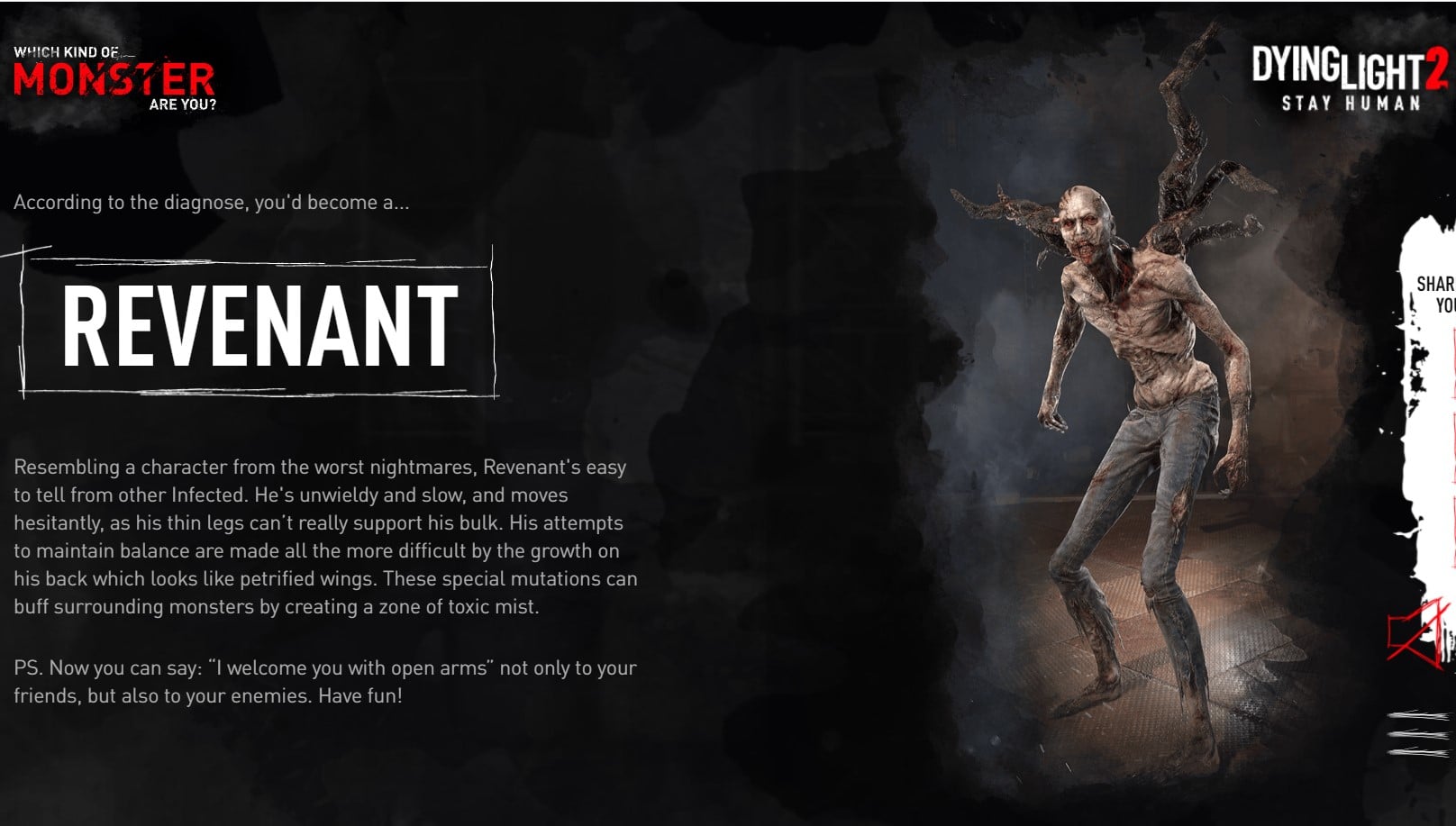 Dying Light 2 Monsters List Reveals Details and the Dangers We'll Face