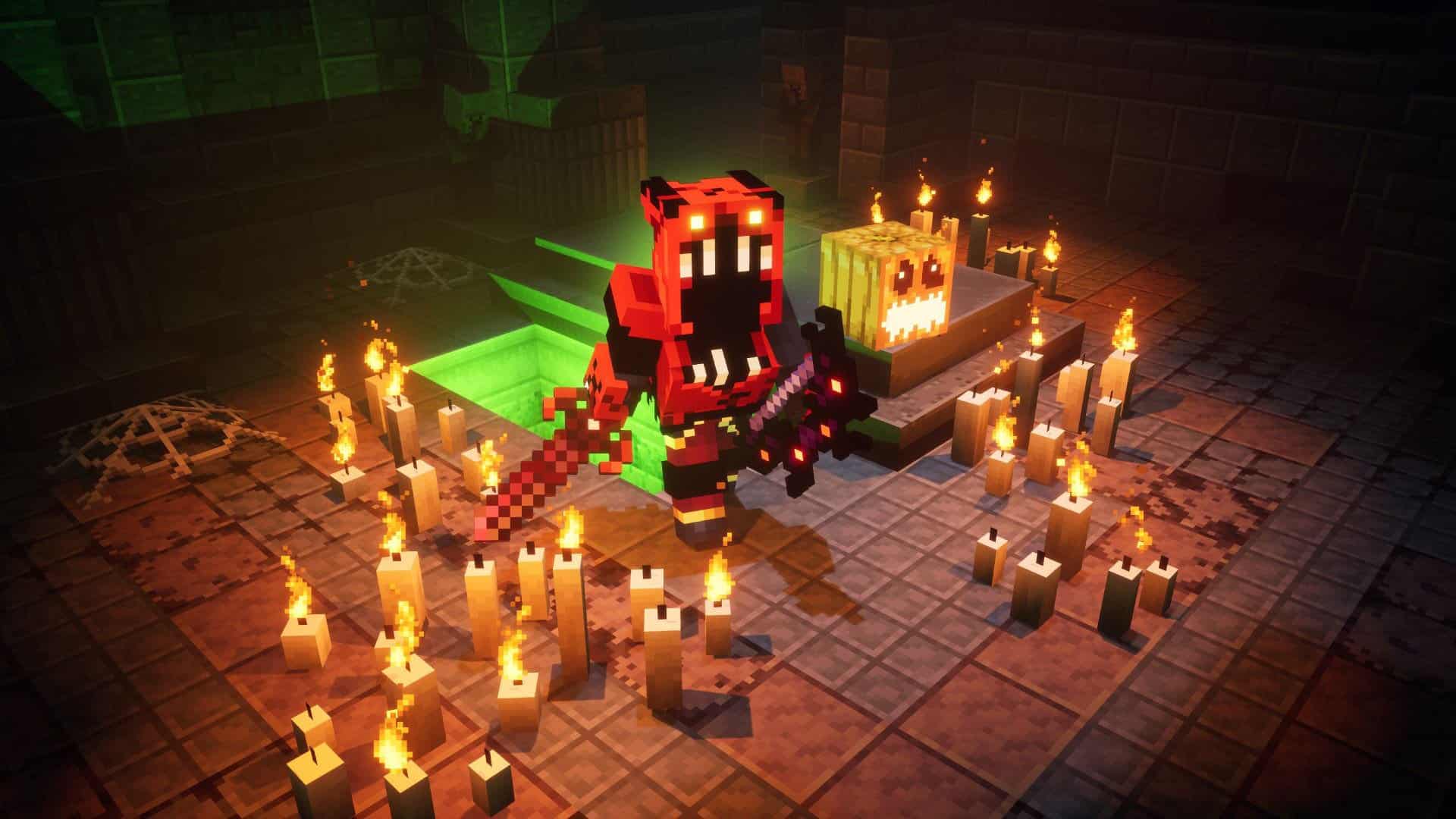 Minecraft Dungeons Update 1.21 Creeps Out for Spookier Fall Event This