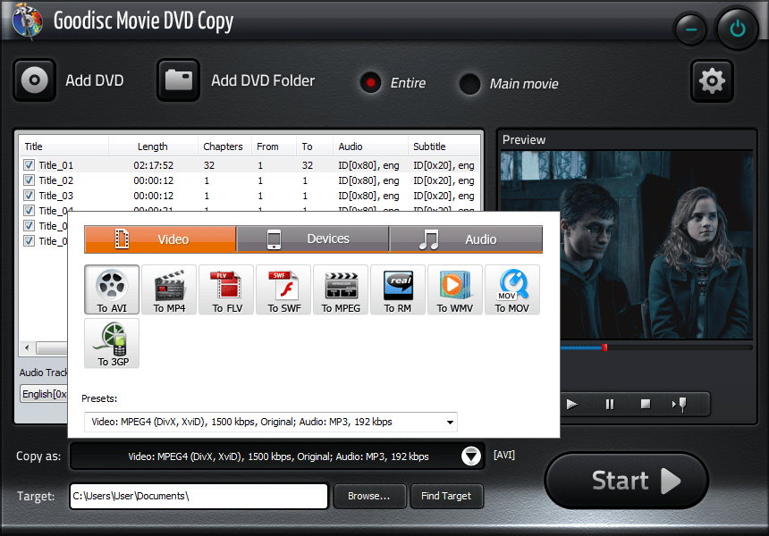 MAEMedia Software Goodisc Movie DVD Copy Rip and Convert DVD Movies
