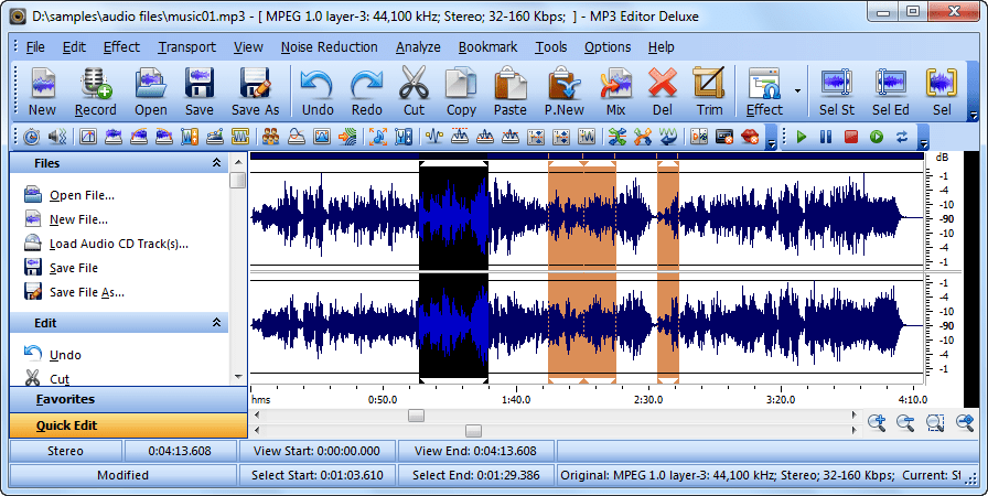 MP3 Editor Deluxe Ideal Solution for Audio Editing and Mastering
