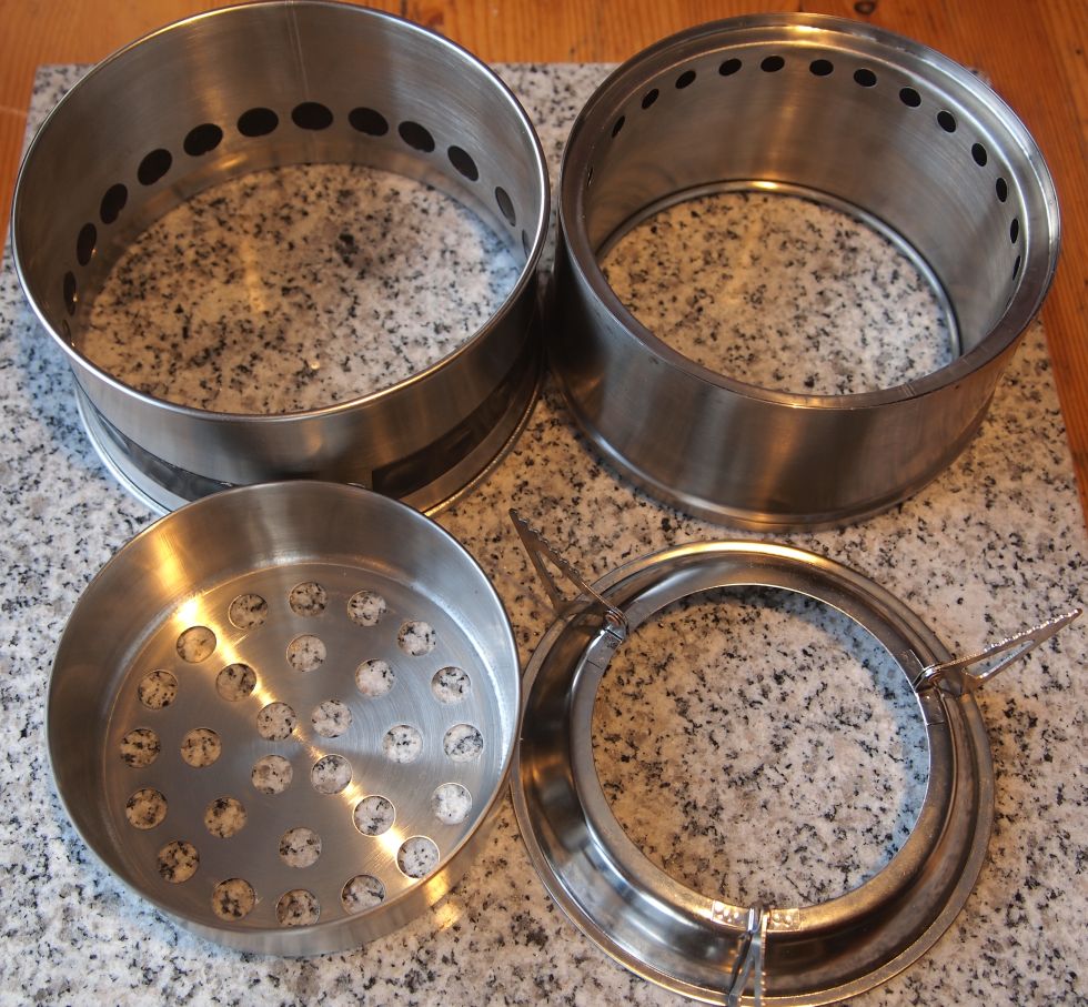 Top Lit UpDraft (TLUD) Wood Stove for Backpacking