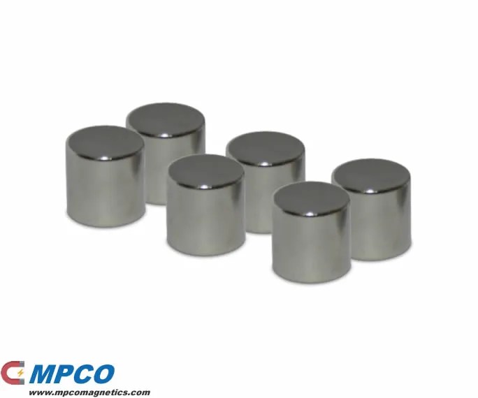 12 x 12mm Rare Earth Craft Cylinder N42 Ni MPCO