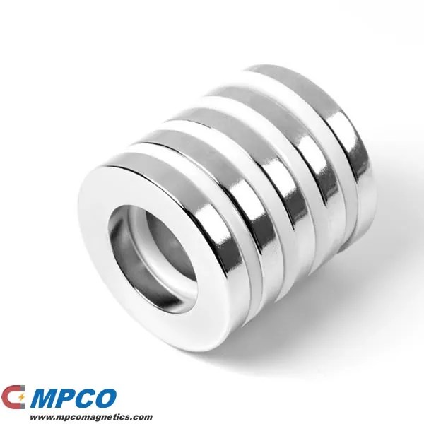 42 x 24 x 6mm Rare Earth Speaker Ring N38 Ni