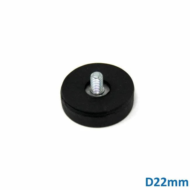 Threaded Stud Strong Camera Mount with Rubber Coating 22mm