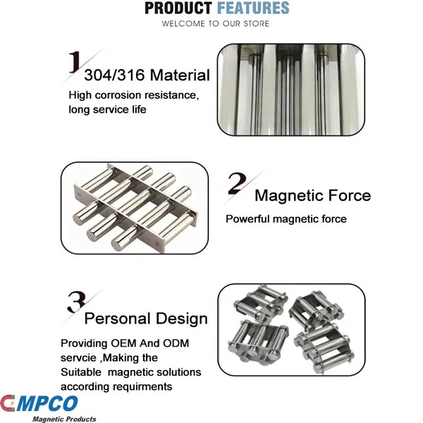 High Performance Permanent Bars for Separator