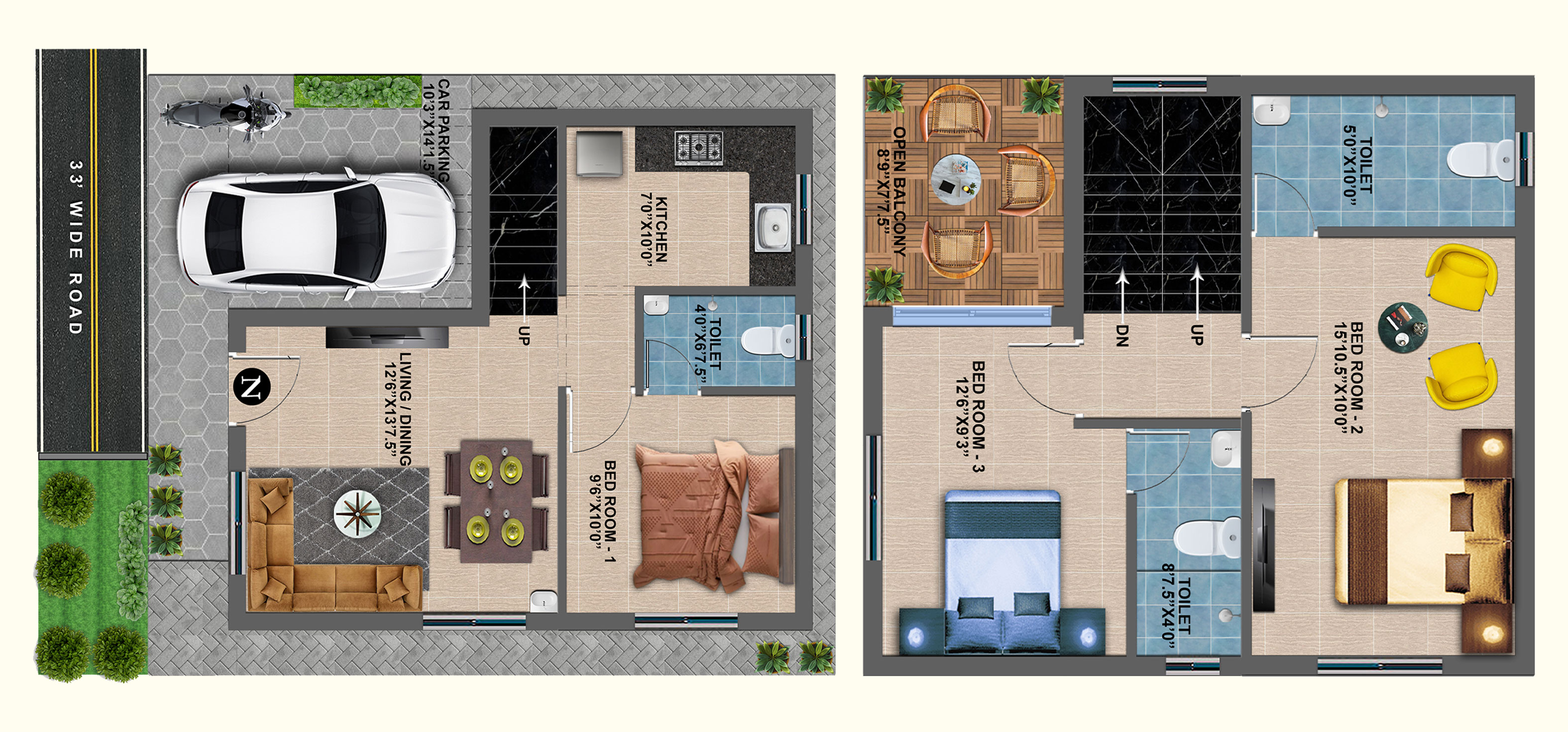 Md Ferns Paradise Villa 6 MP Developers