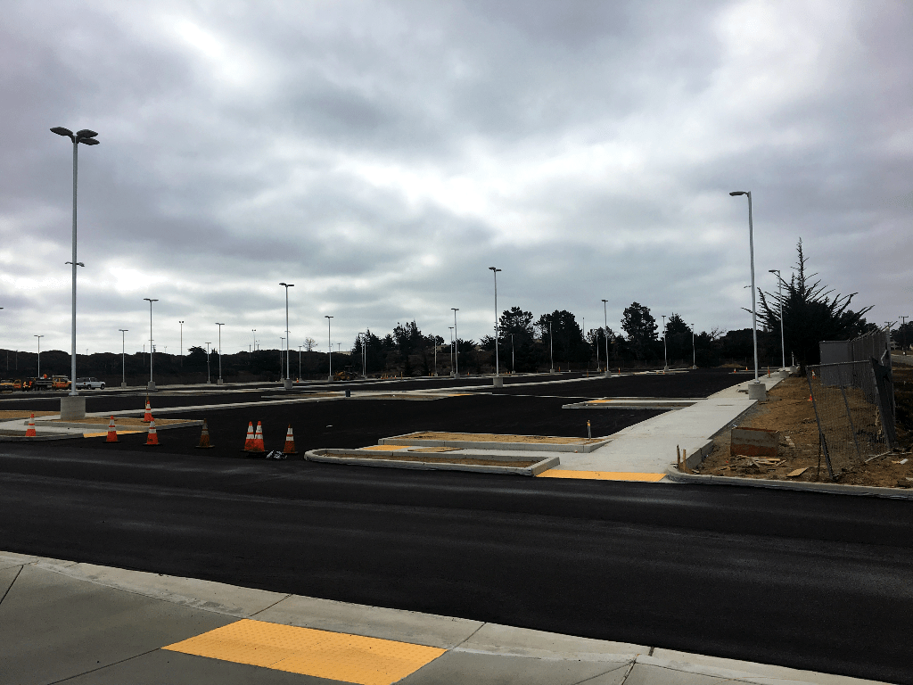 7th Ave Parking Lot Monterey Peninsula Engineering site