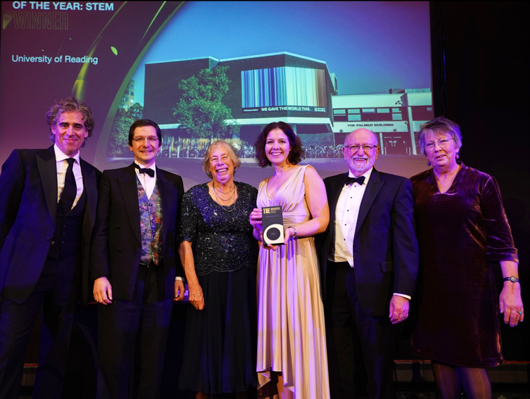 Cathie Wells win the Times Higher Education Award 2022 Mathematics of