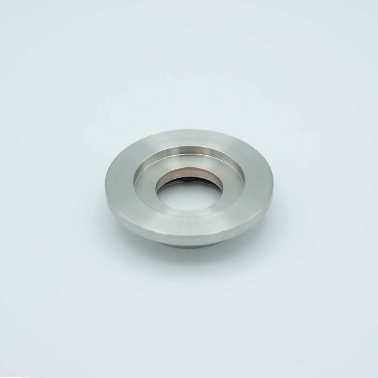 UV Grade Fused Silica Viewport, 0.63" View Dia, 1.57" QF / KF Flange MPF