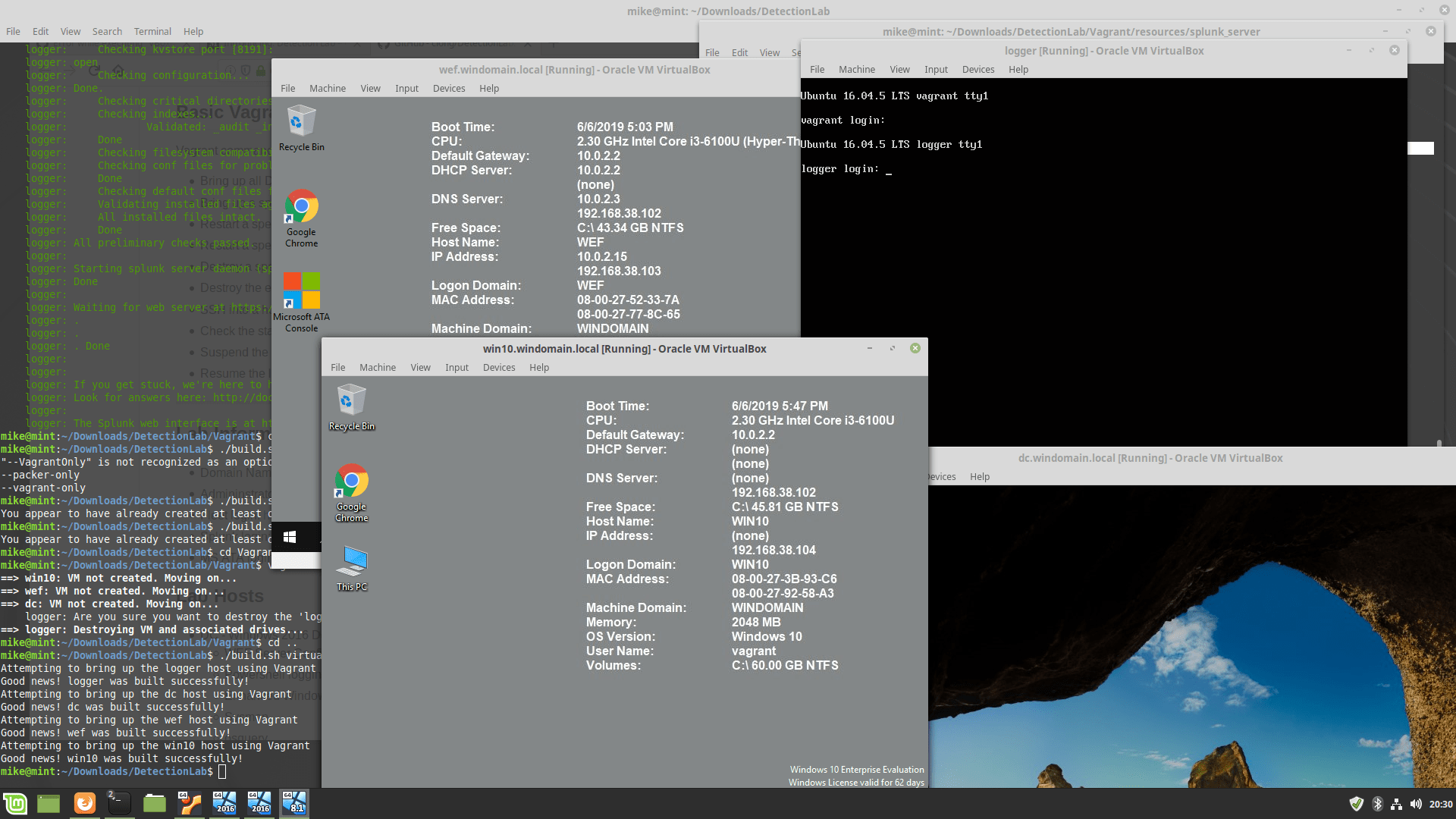 Setting Up Detection Lab Mike's Site