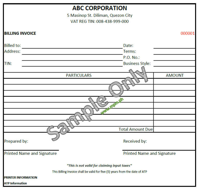 Sales Invoice vs Billing Invoice