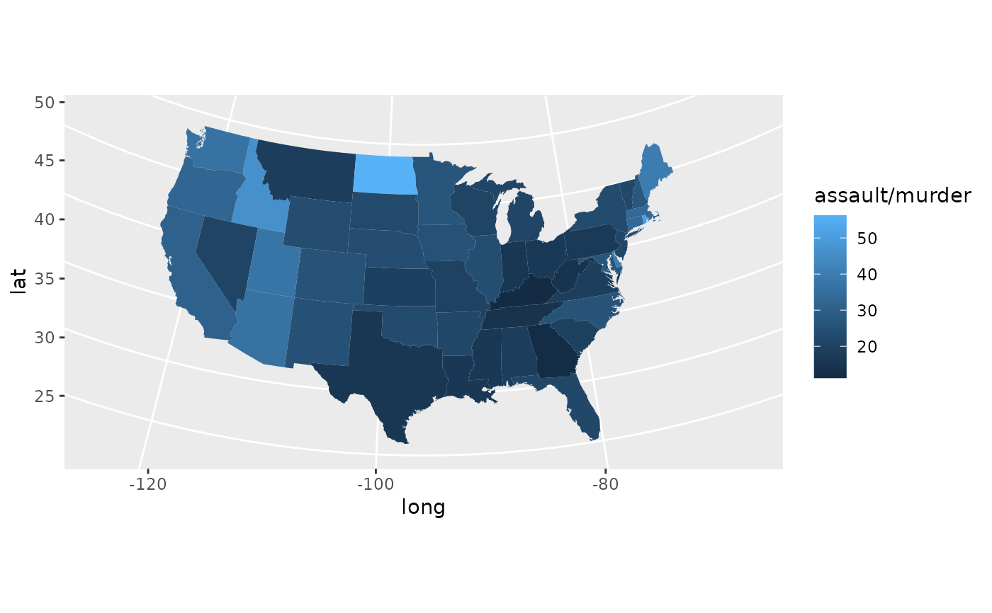 Create a data frame of map data — map_data • ggplot2