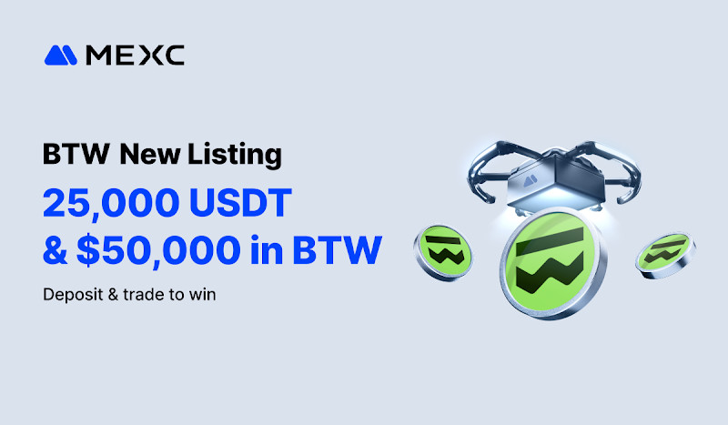 MEXC Lists Bitway (BTW) with ,000 in BTW and 25,000 USDT Airdrop+ Rewards MEXC Lists Bitway (BTW) with ,000 in BTW and 25,000 USDT Airdrop+ Rewards