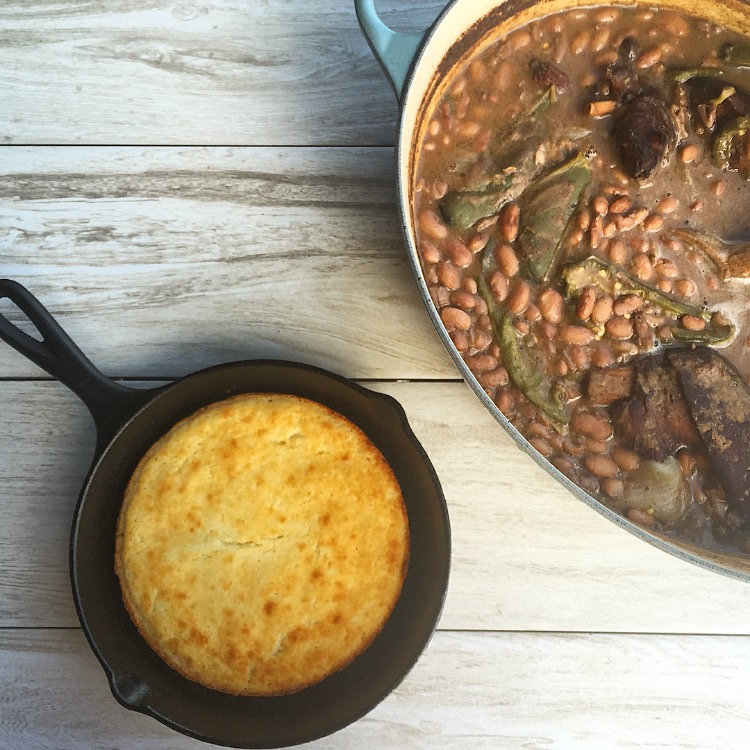 Simple Jalapeño Pinto Beans and Cornbread Meals With Mel