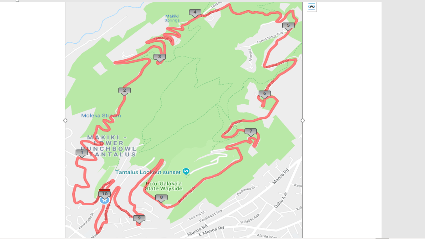 Tantalus 10mi MidPacific Road Runners Club