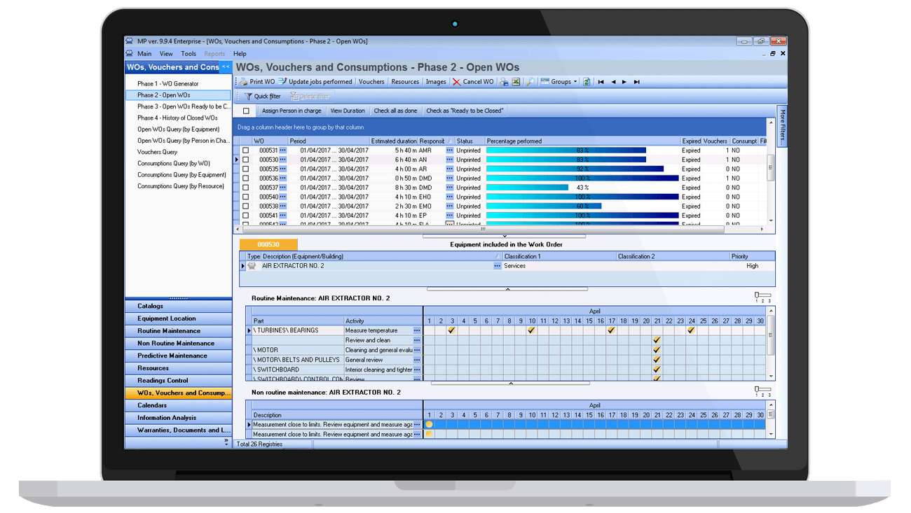 CMMS Maintenance planning and scheduling About MPsoftware CMMS