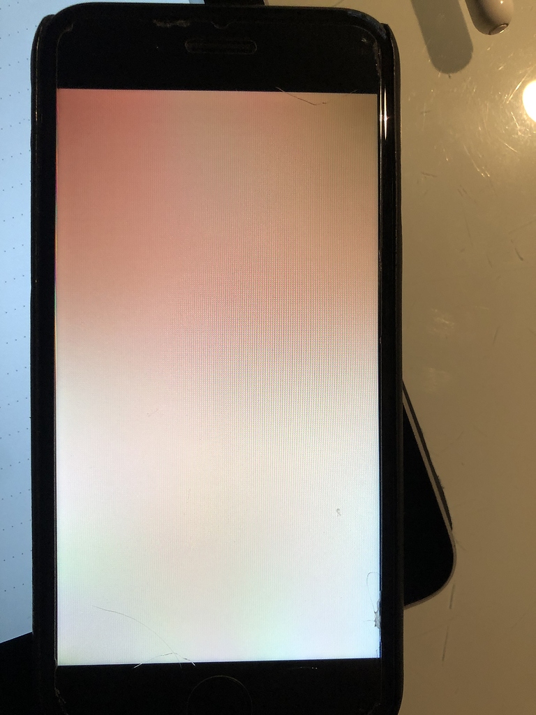 iPhone screen orange Hardware MPU Talk