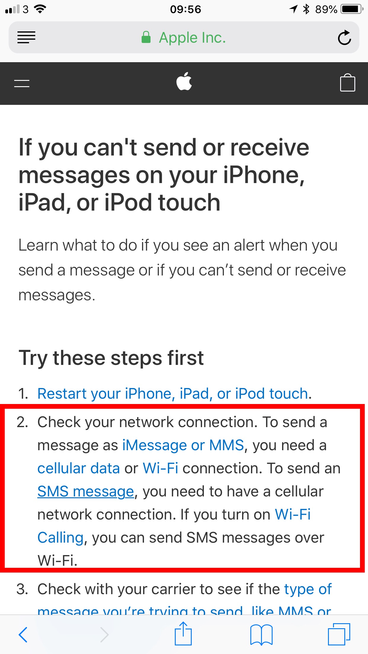 SMS via wifi fails Tech Support MPU Talk