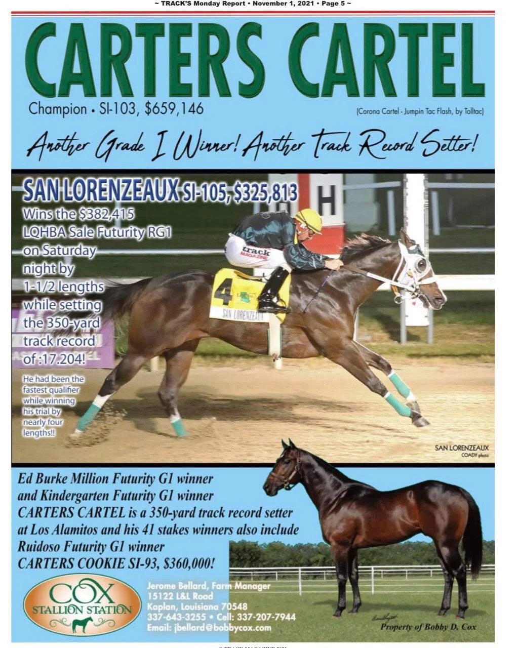 Carters Cartel SI 103 MQHRA