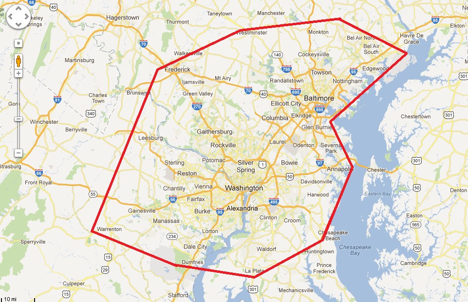 Mr.LOCKSMITH Locksmith Washington DC Service Areas