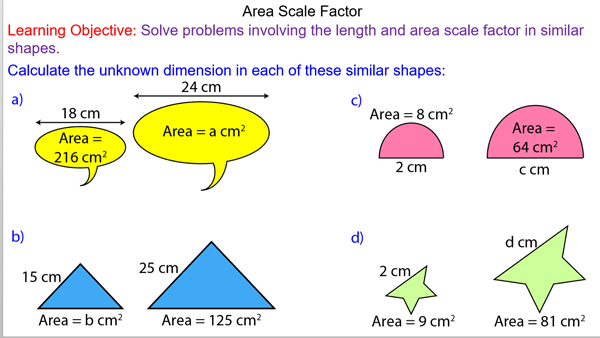 Similar Areas - Mr-Mathematics.com
