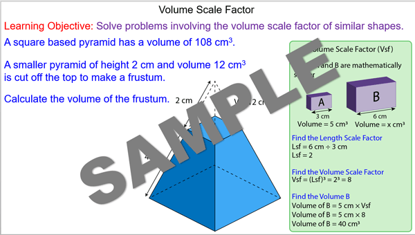 Volume of Similar Shapes and Volume Scale Factor - Mr-Mathematics.com