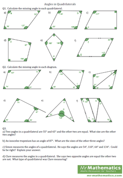 Angles in a Quadrilateral