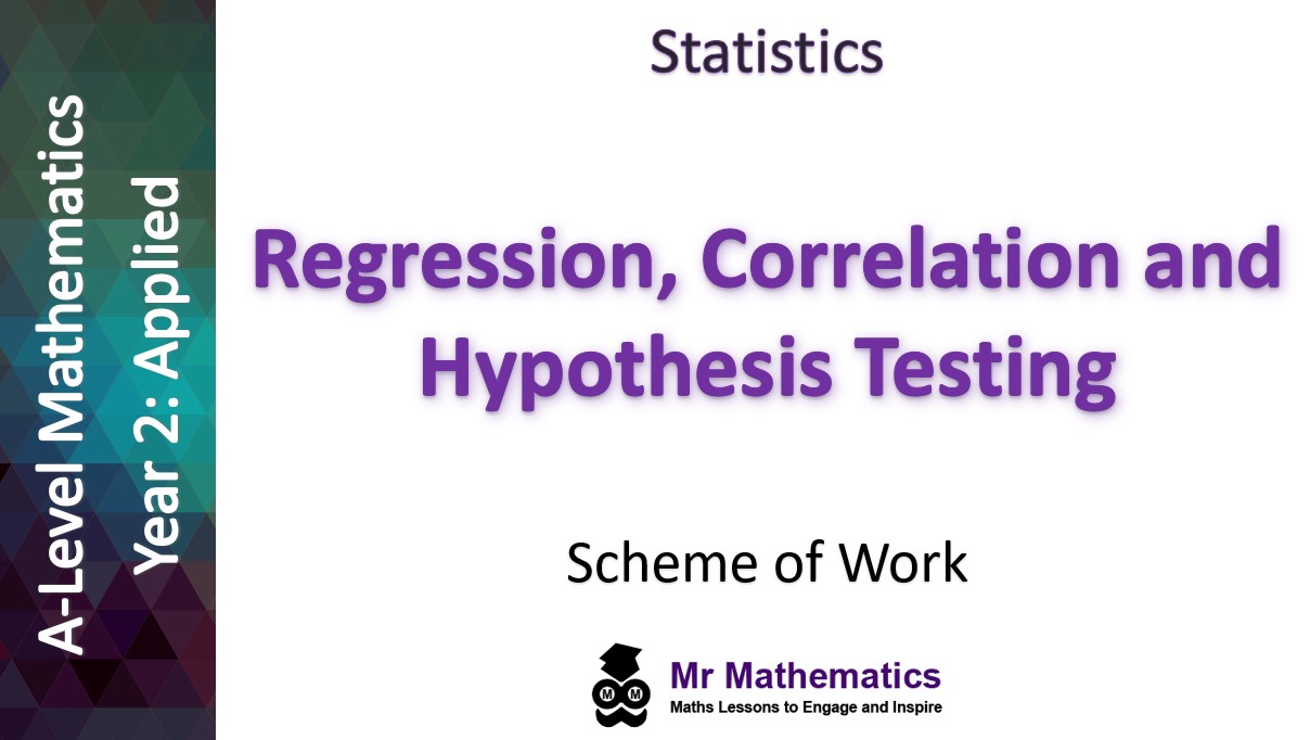 Regression, Correlation and Hypothesis Testing