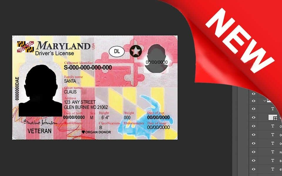 Maryland Driver License Psd Template New Mr. Verify