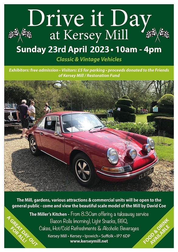 Drive It Day, Kersey Mill, near Ipswich MR2 Drivers Club