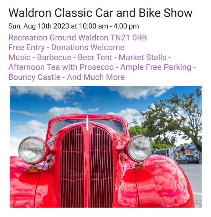Waldron Classic Car & Bike Show, MR2 Drivers Club