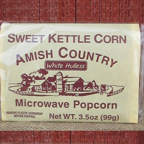 Amish Country Sweet Kettle Corn Microwave Popcorn Mr. Amish