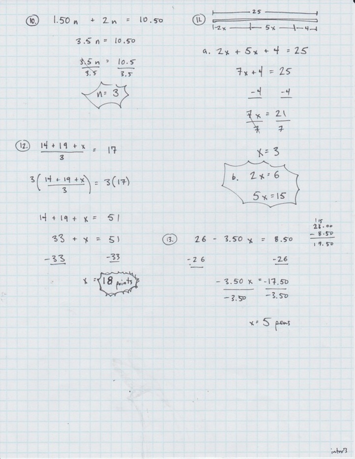 2.4 Big Ideas Problems A Have a Problem? Use Math to Solve It!