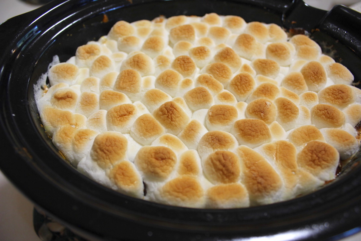 Slow Cooker Sweet Potato Casserole With Marshmallows Mr. B Cooks