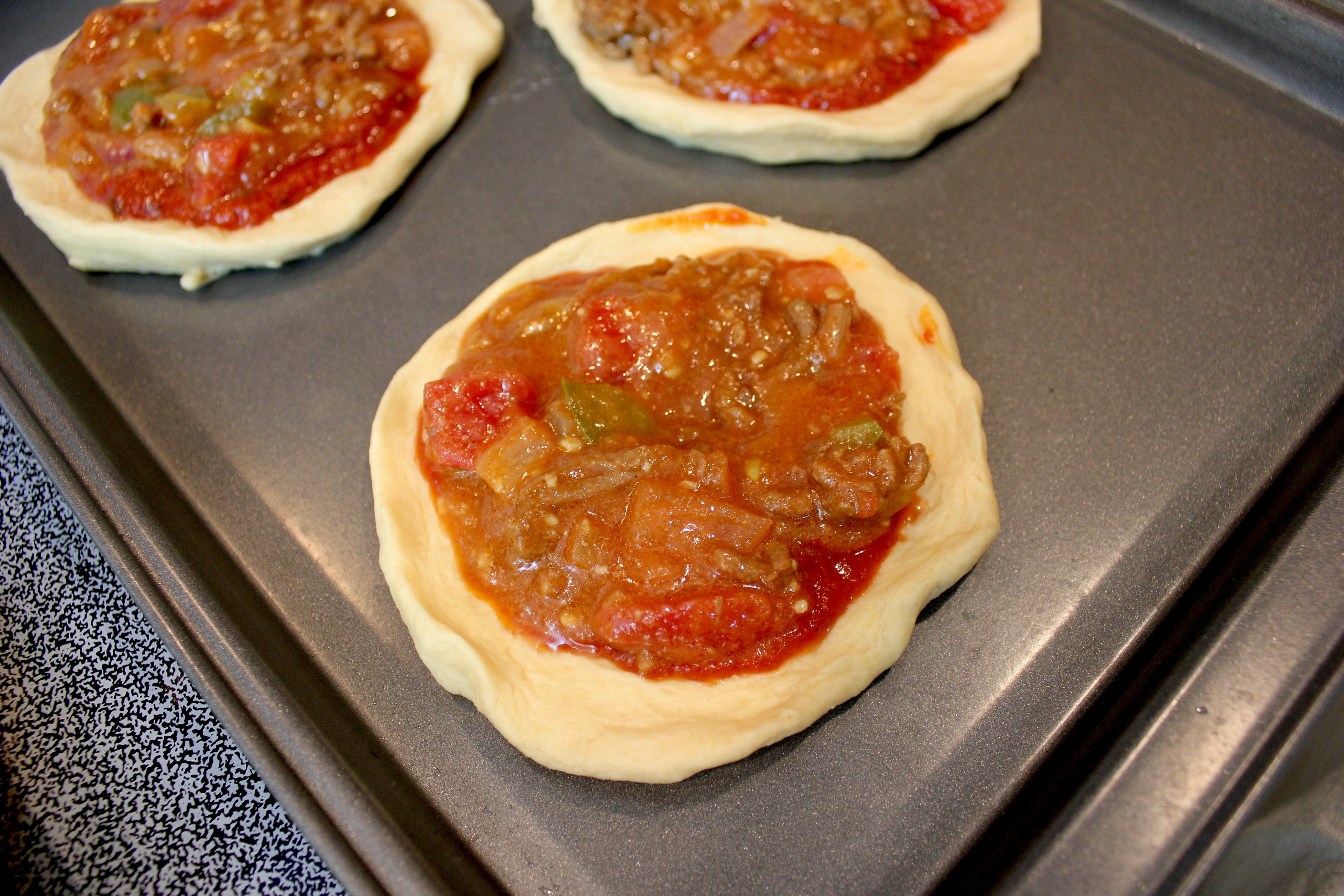 Sloppy Joe Mini Pizza Recipe Mr. B Cooks