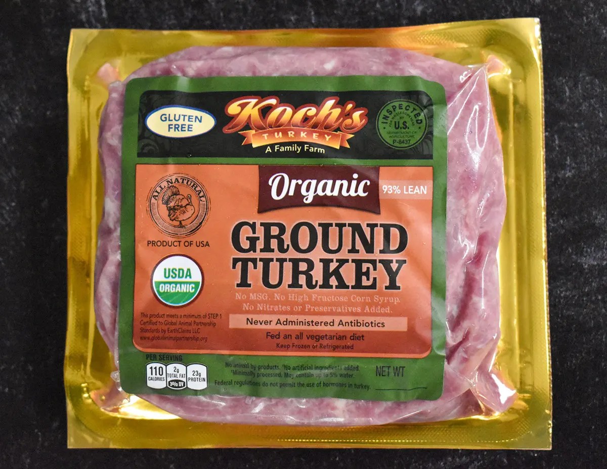 Organic Ground Turkey Mr. Bill's Poultry Market