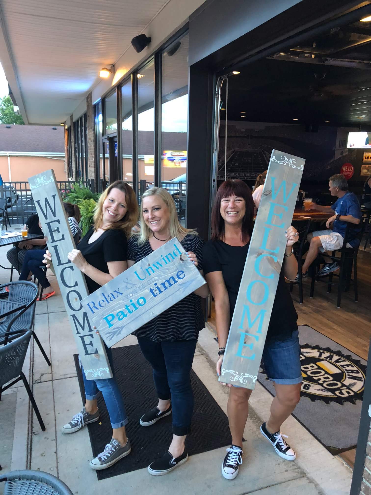 Wood Painting Mr. Boro's Tavern Springboro, Ohio