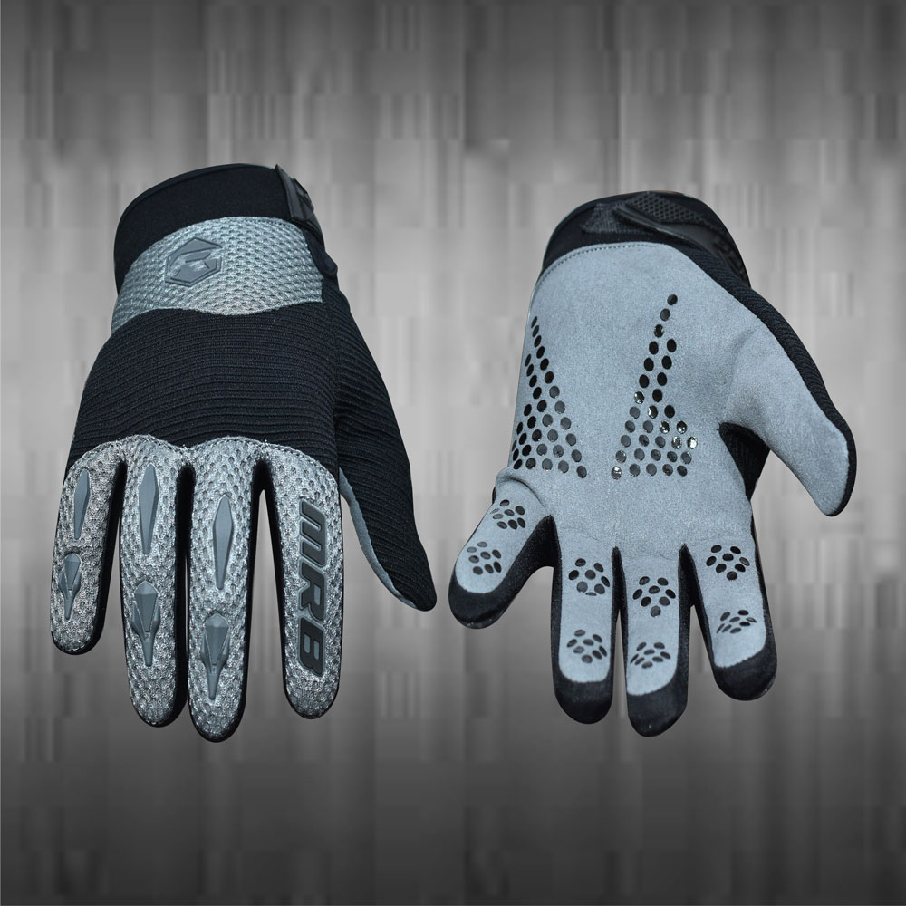 RB812 Dark Grey Motocross Gloves MRB Sports
