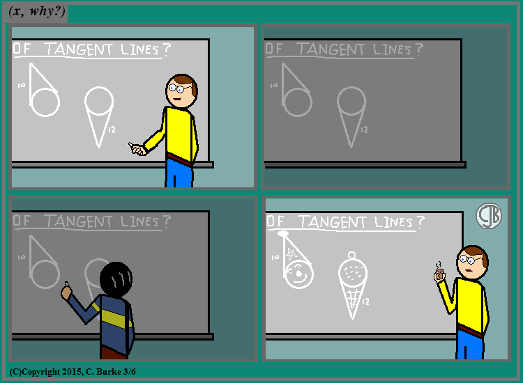 (x, why?) Off On a Tangent