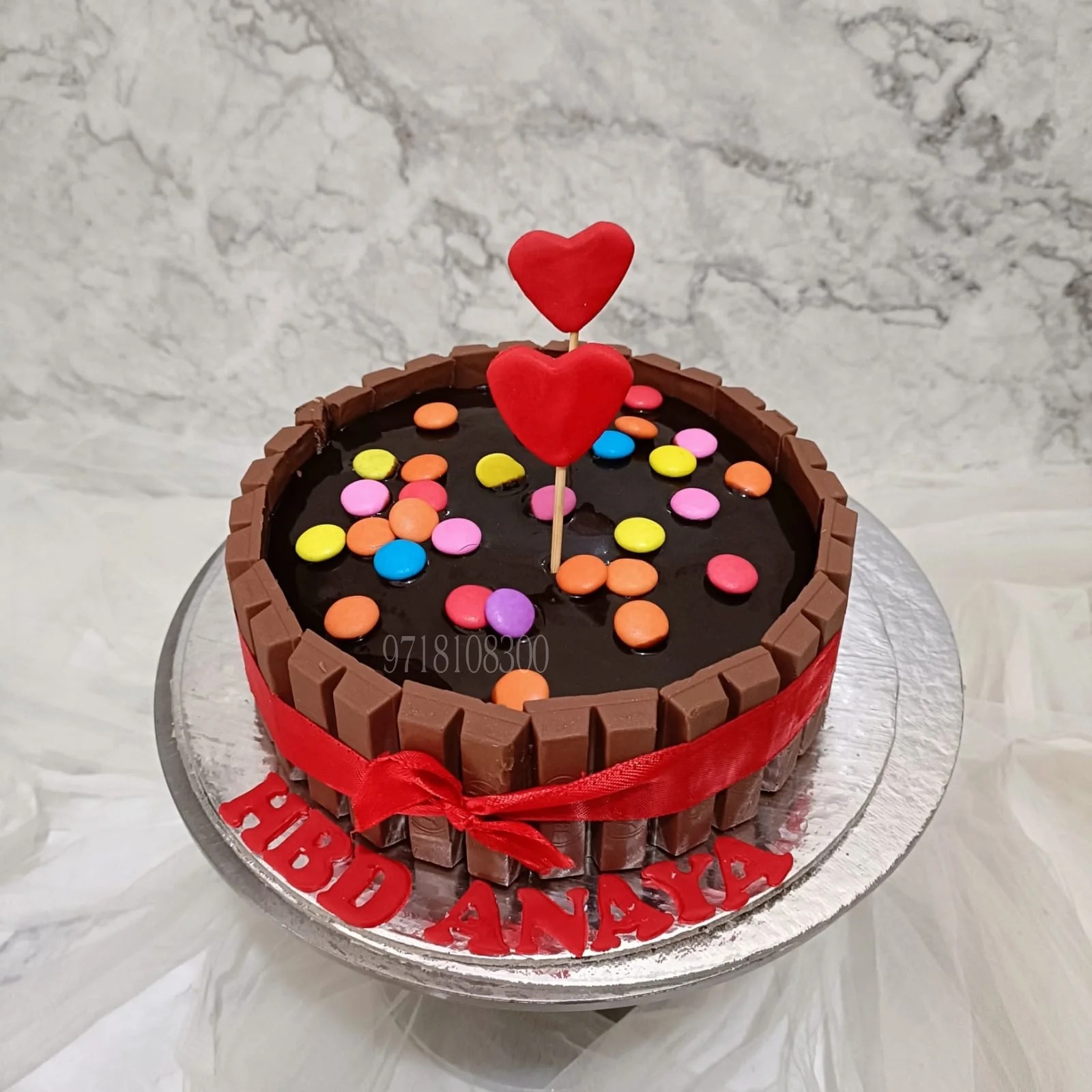 Kitkat And Gems Cake MrCake