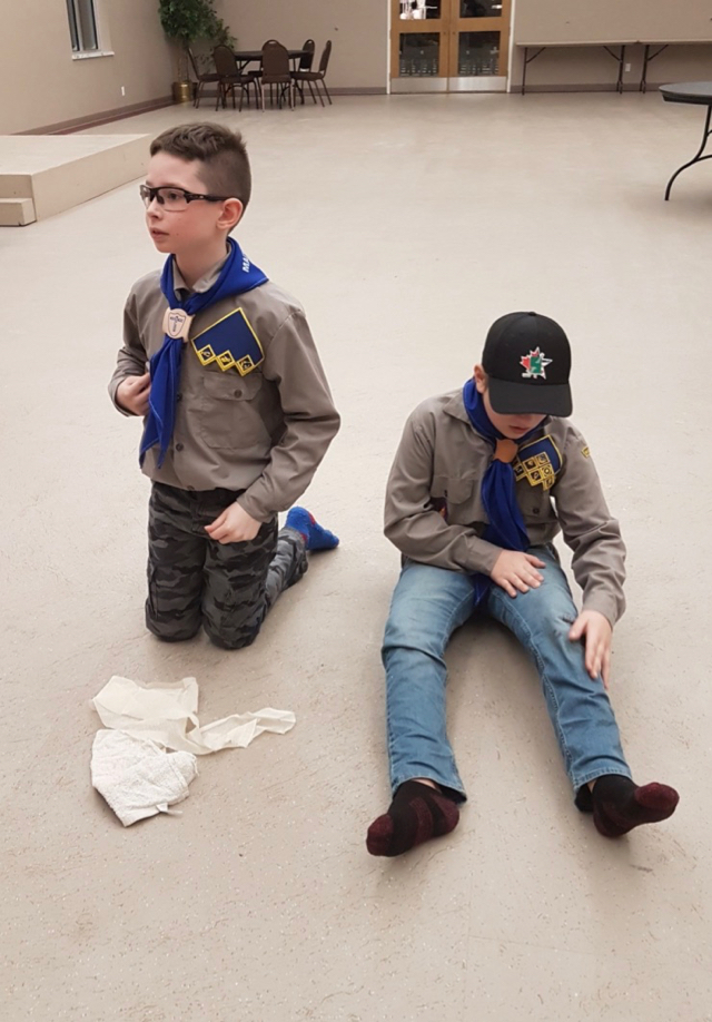 Cadets Learn First Aid Maitland River Community Church
