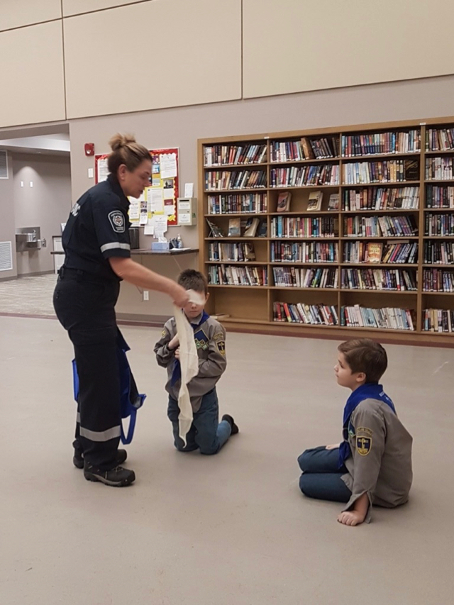 Cadets Learn First Aid Maitland River Community Church