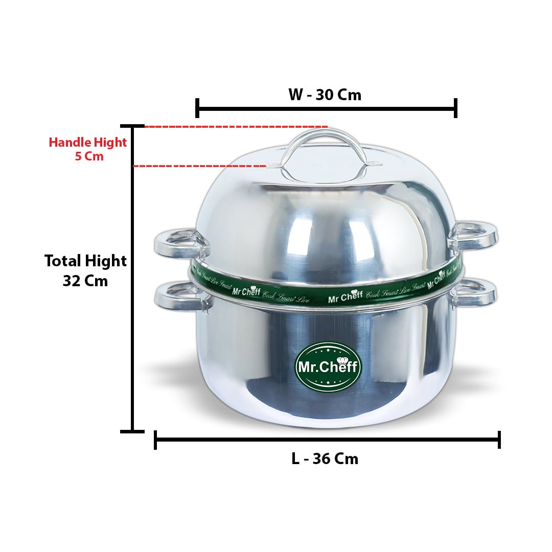 Stainless Steel Thermal Rice Cooker 1.5 Kg Mr Cheff