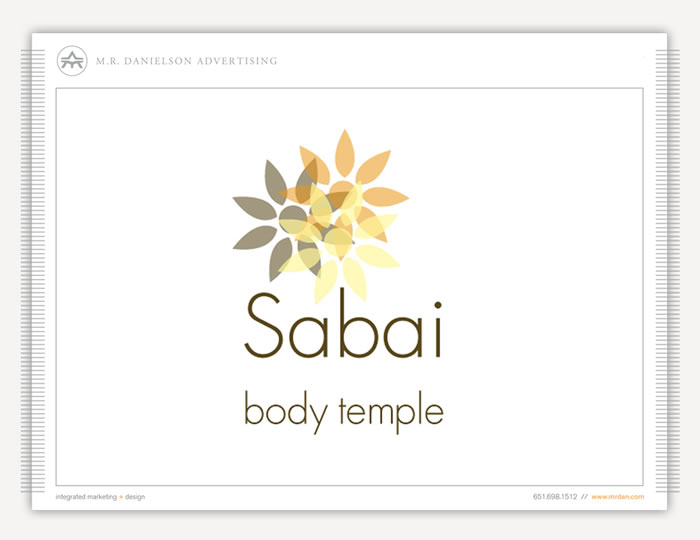 Sabia Message Therapy M. R. DANIELSON ADVERTISING