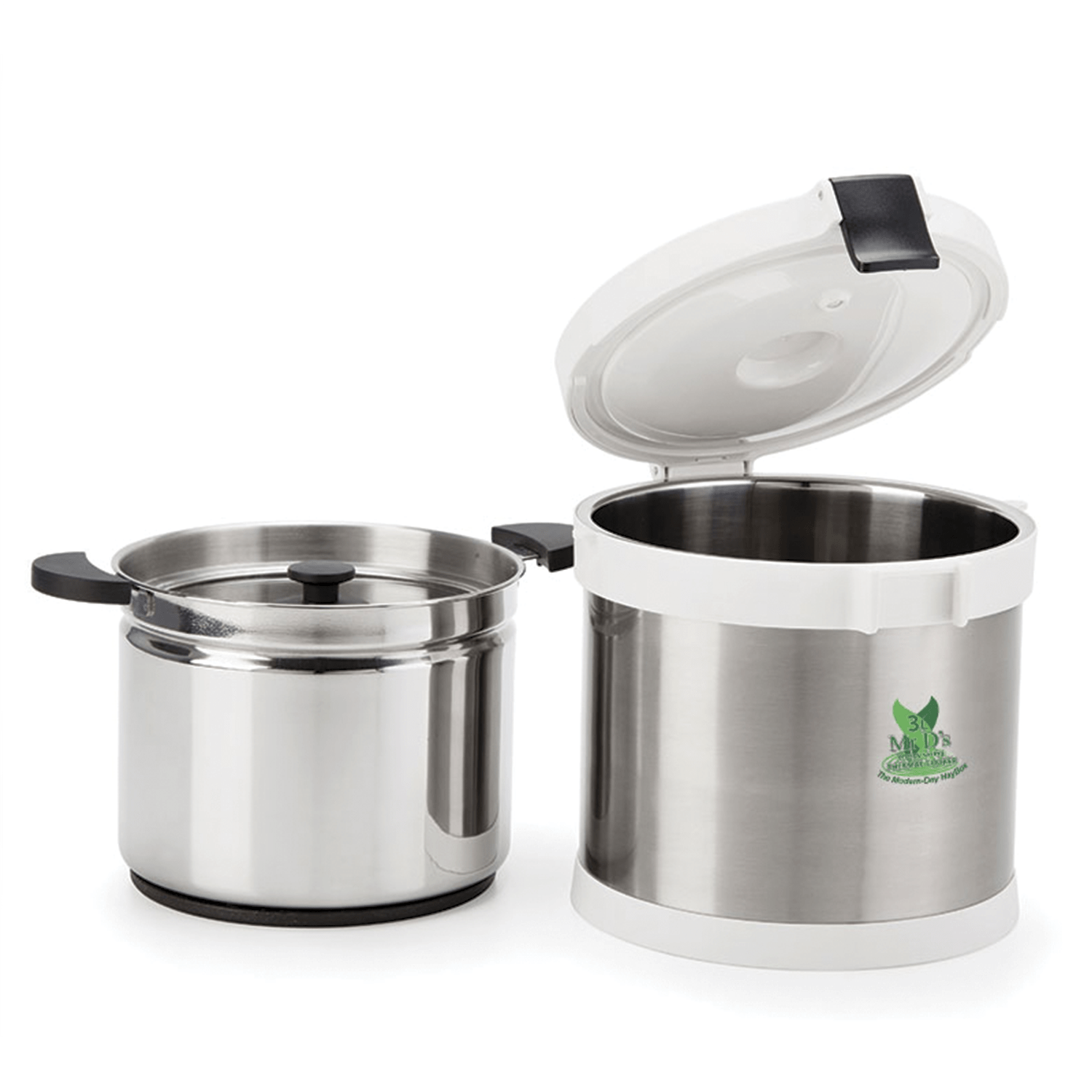Mr D’s Twin Pot 3L Thermal Cooker and Cook Book Mr Ds Cookware