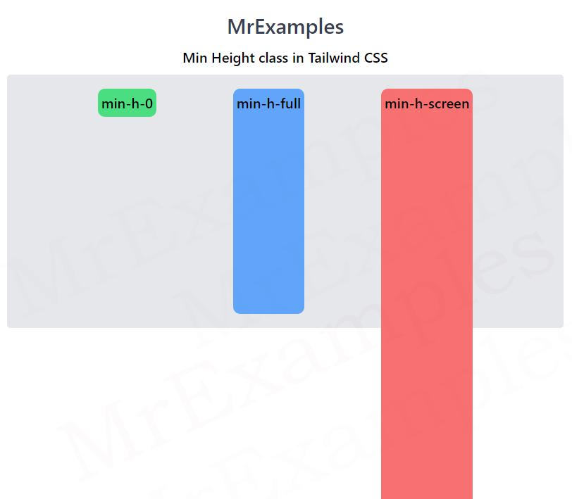 Tailwind Min Height Tips and Tricks with Examples