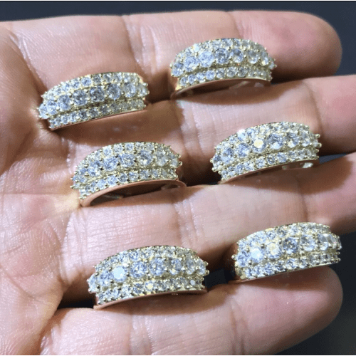 10K Eternity Pinky Ring