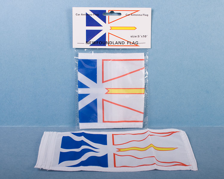 Newfoundland Car Antenna Flag 5" x 10" Mr FLY