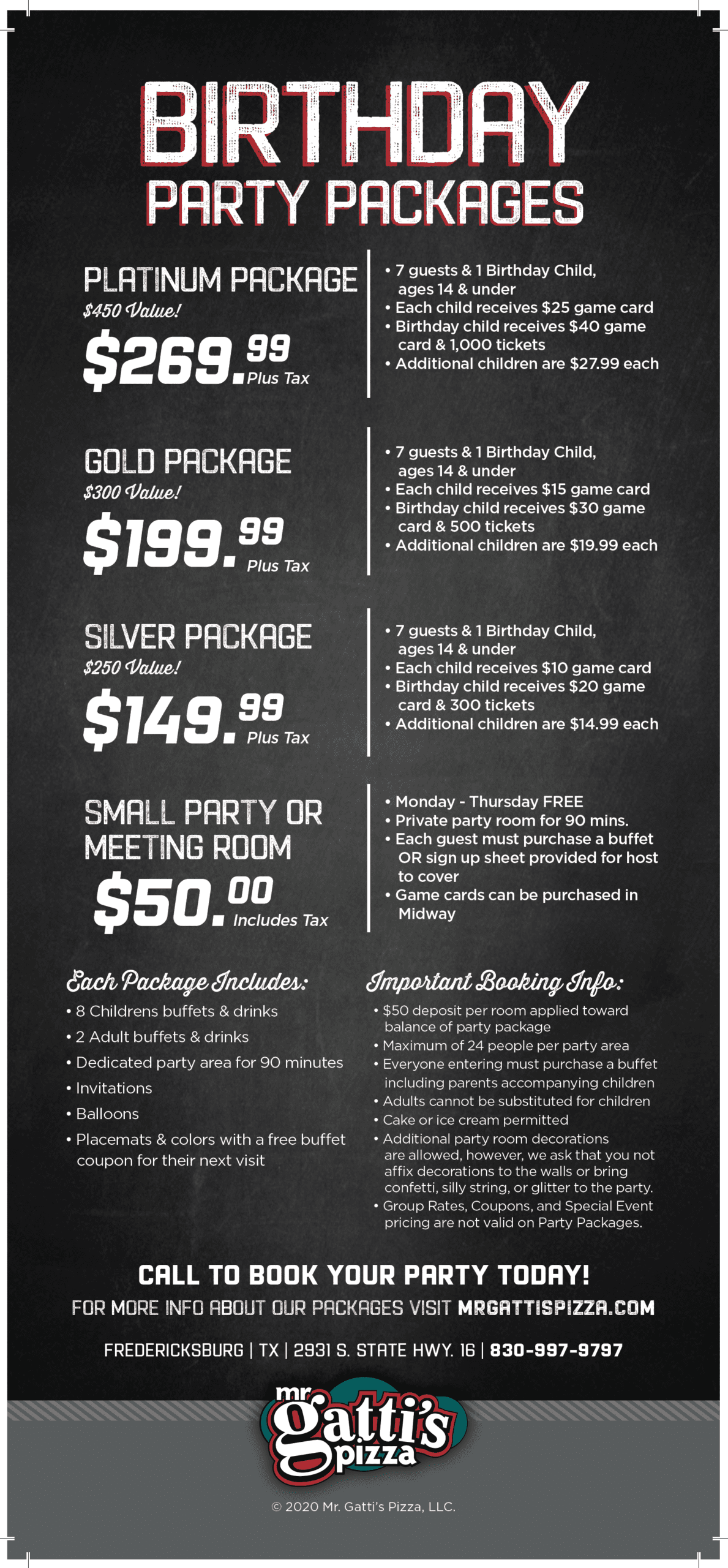 Gatti’s Pizza Fredericksburg